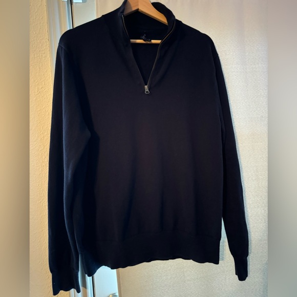 Men’s J crew wool knit quart zip pull over. - Picture 2 of 2